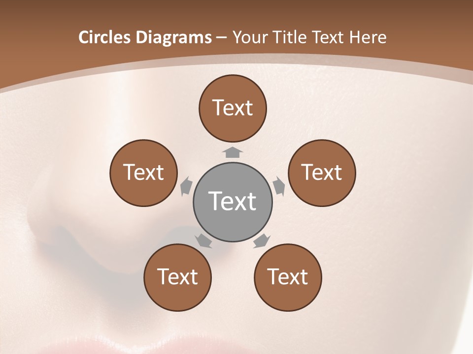 Table Meeting Human PowerPoint Template