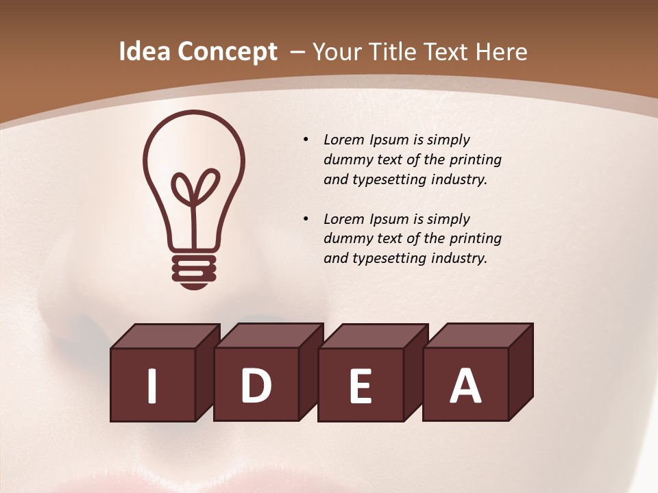 Table Meeting Human PowerPoint Template