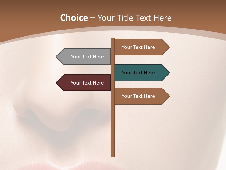 Table Meeting Human PowerPoint Template