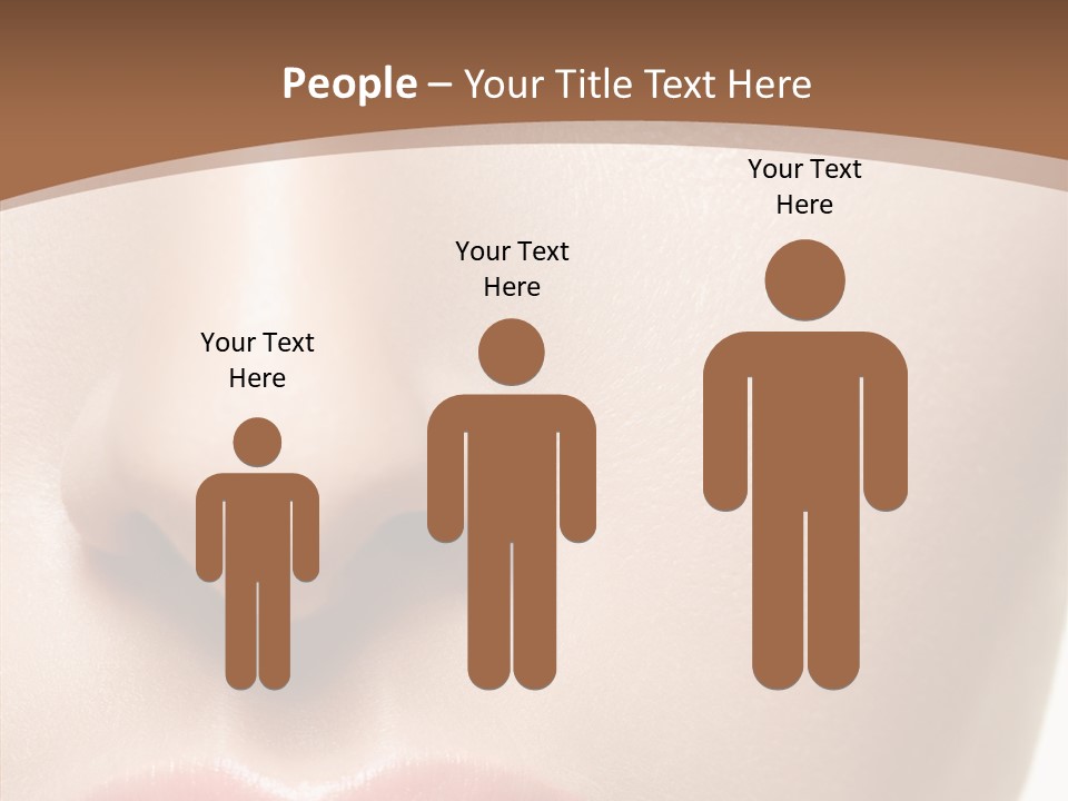 Table Meeting Human PowerPoint Template