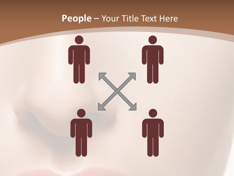 Table Meeting Human PowerPoint Template