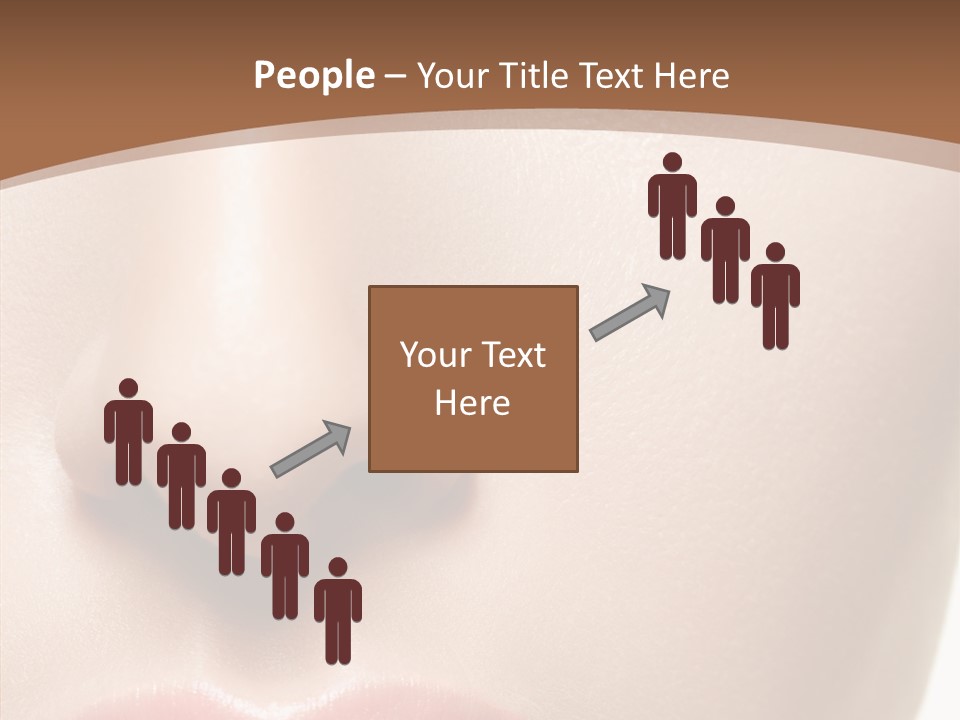 Table Meeting Human PowerPoint Template