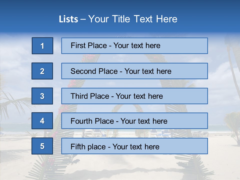 Travel Paradise Scenic PowerPoint Template