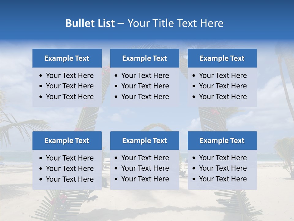 Travel Paradise Scenic PowerPoint Template
