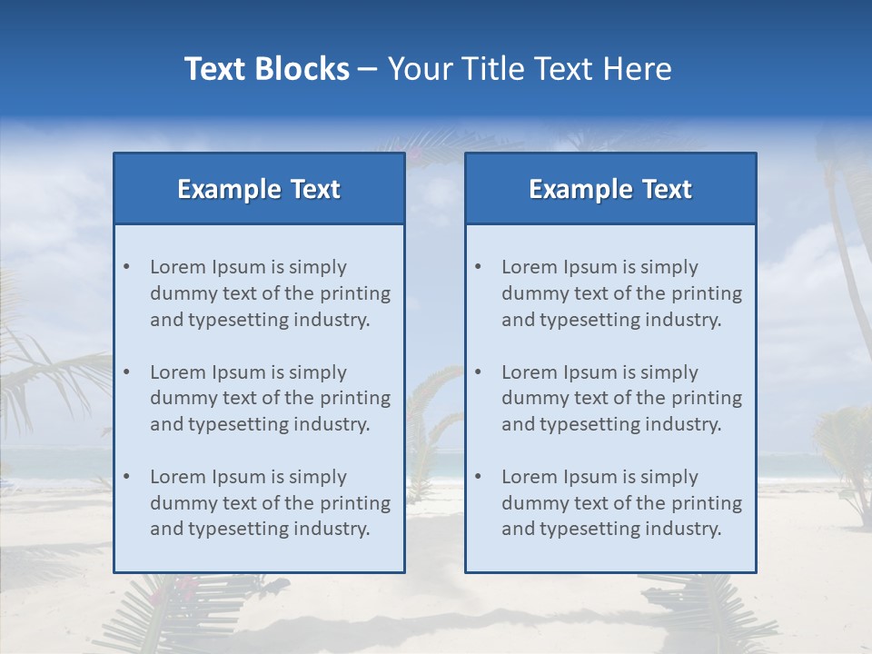 Travel Paradise Scenic PowerPoint Template