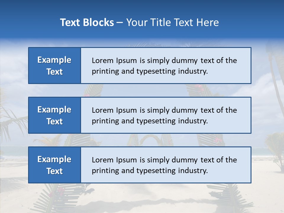 Travel Paradise Scenic PowerPoint Template