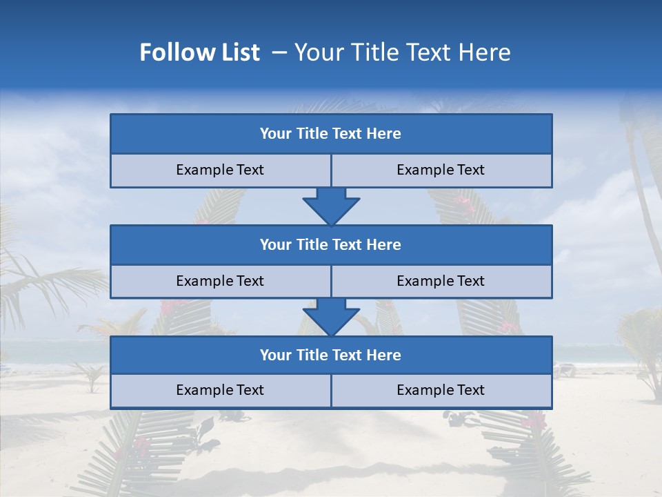 Travel Paradise Scenic PowerPoint Template