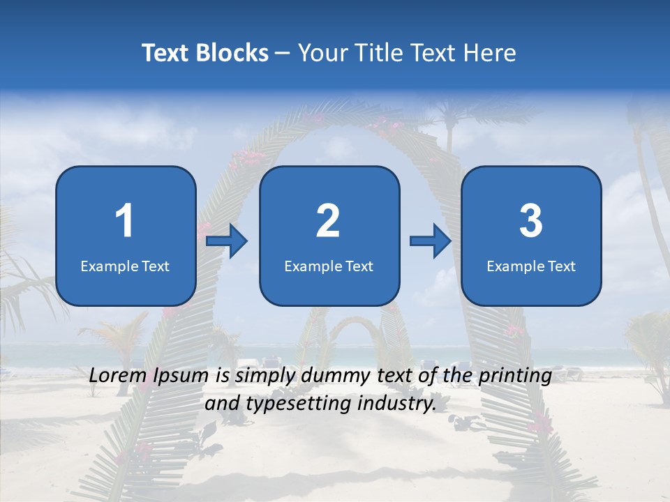 Travel Paradise Scenic PowerPoint Template