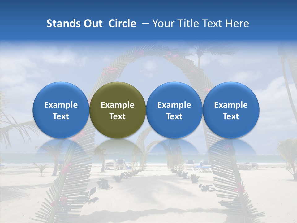 Travel Paradise Scenic PowerPoint Template