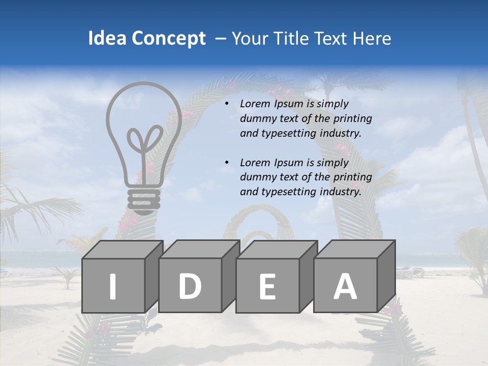 Travel Paradise Scenic PowerPoint Template