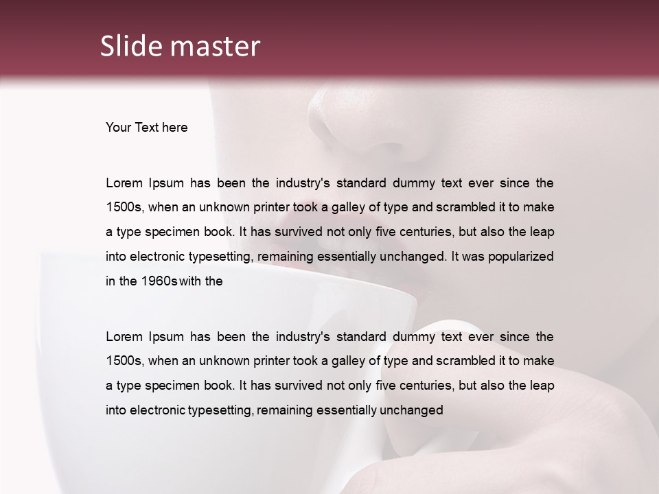 Strong Style Eye PowerPoint Template