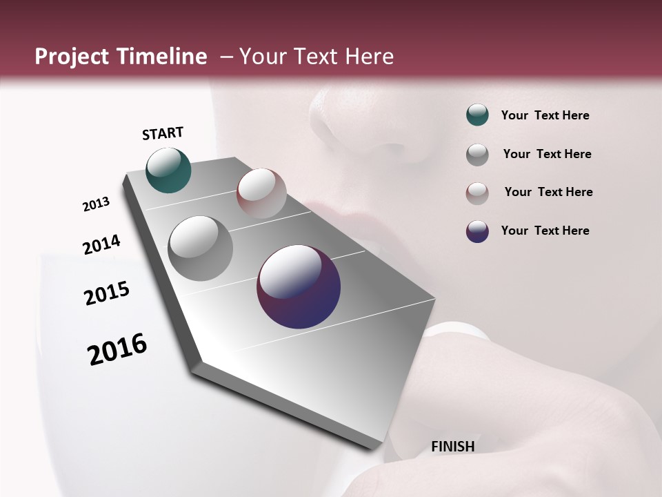 Strong Style Eye PowerPoint Template