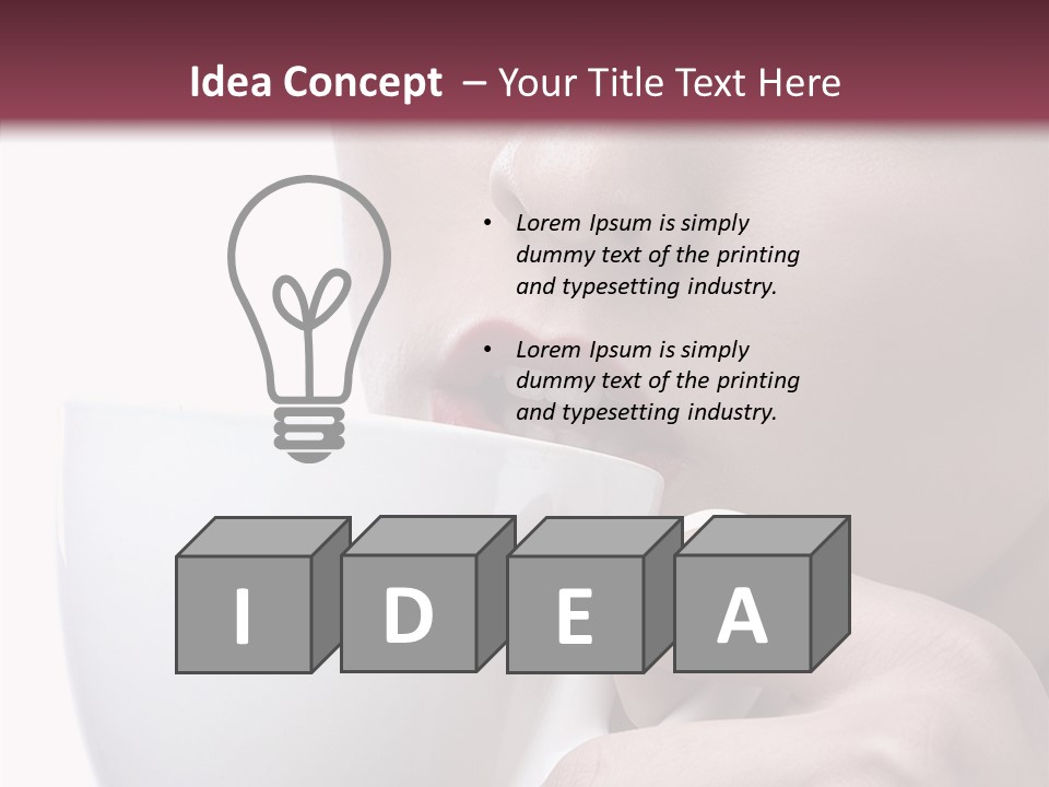 Strong Style Eye PowerPoint Template