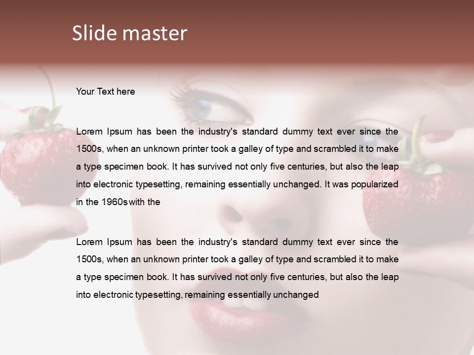 Blue Pretty People PowerPoint Template