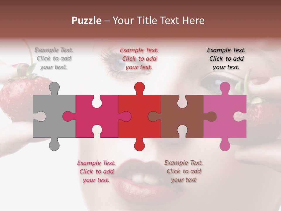 Blue Pretty People PowerPoint Template