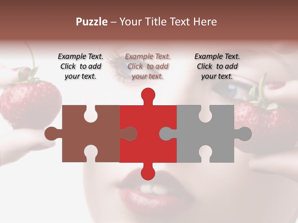 Blue Pretty People PowerPoint Template