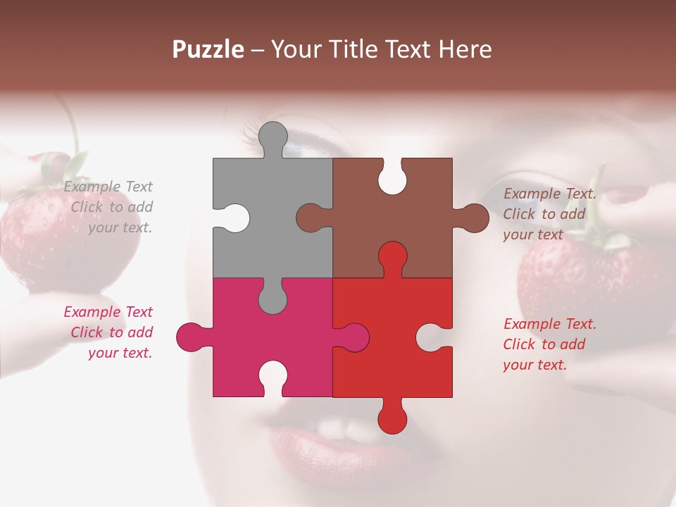 Blue Pretty People PowerPoint Template