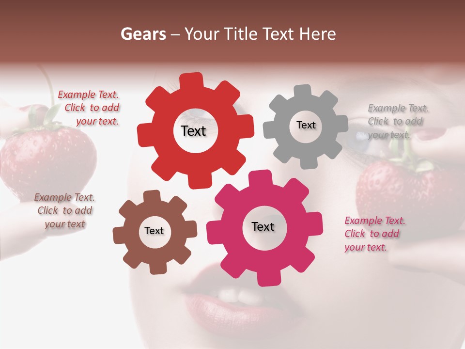 Blue Pretty People PowerPoint Template