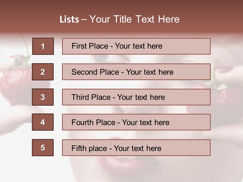 Blue Pretty People PowerPoint Template