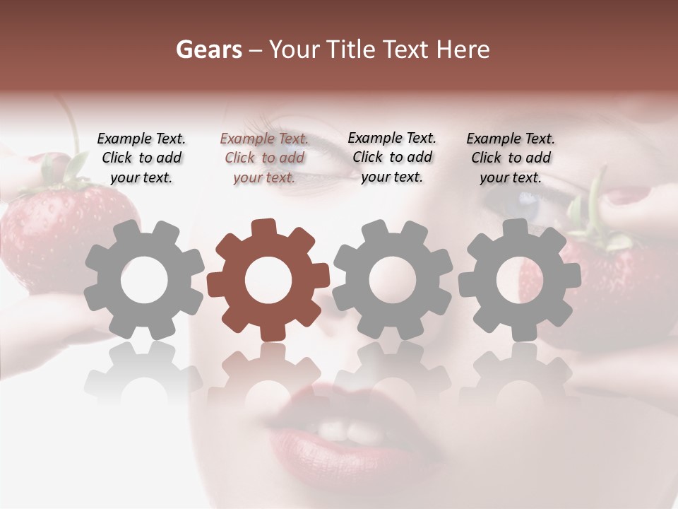 Blue Pretty People PowerPoint Template