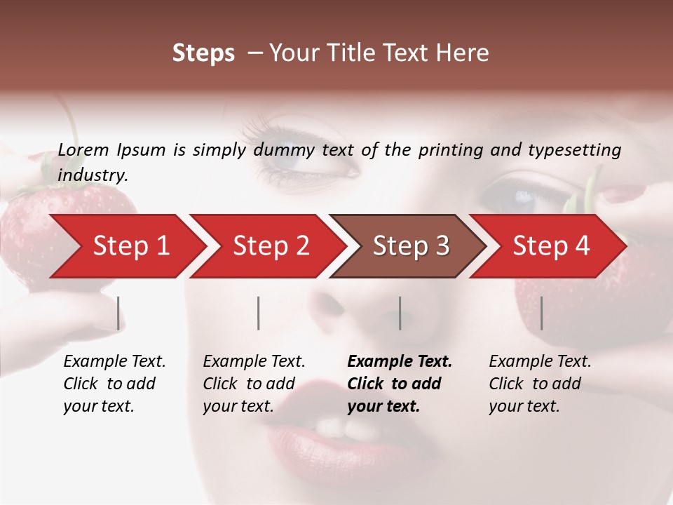 Blue Pretty People PowerPoint Template