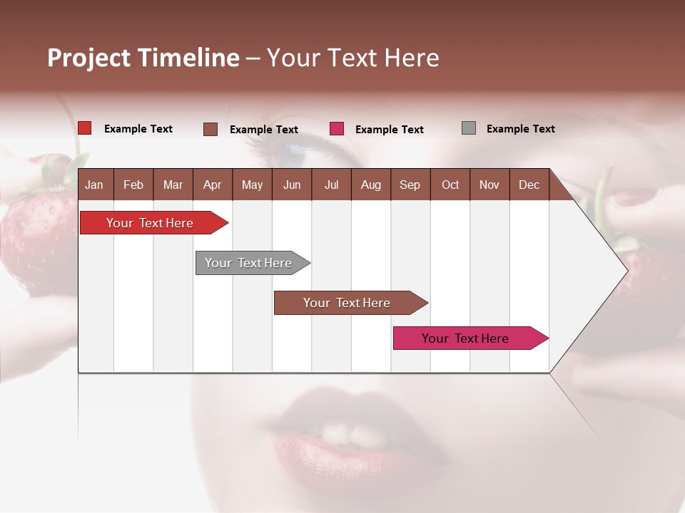 Blue Pretty People PowerPoint Template