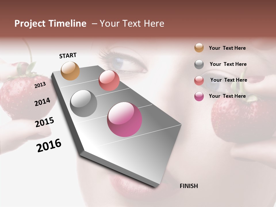 Blue Pretty People PowerPoint Template