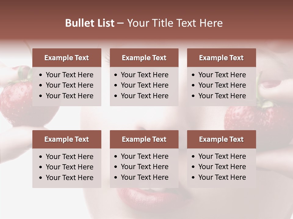 Blue Pretty People PowerPoint Template