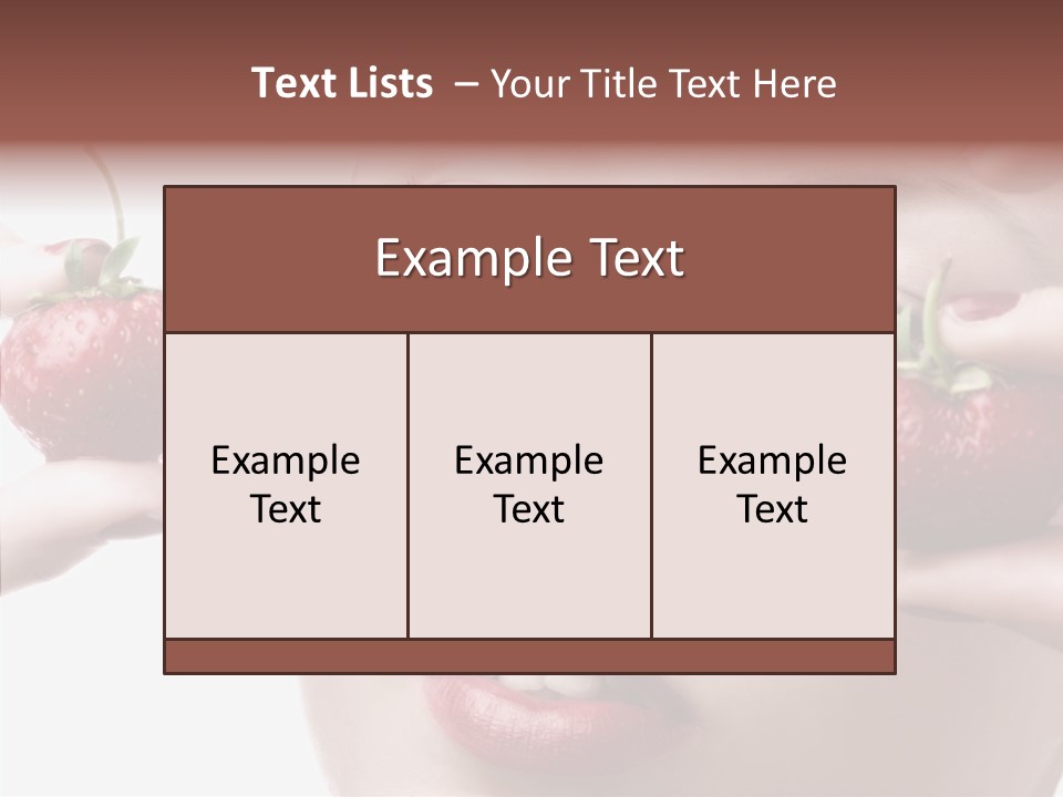 Blue Pretty People PowerPoint Template