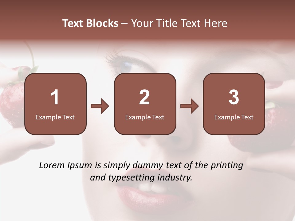 Blue Pretty People PowerPoint Template