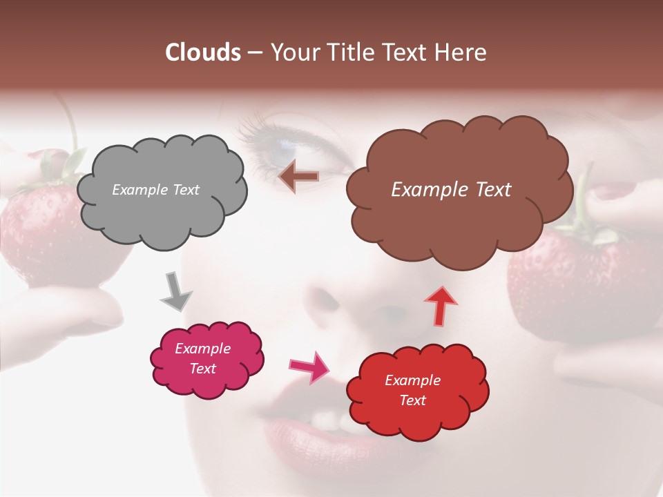 Blue Pretty People PowerPoint Template