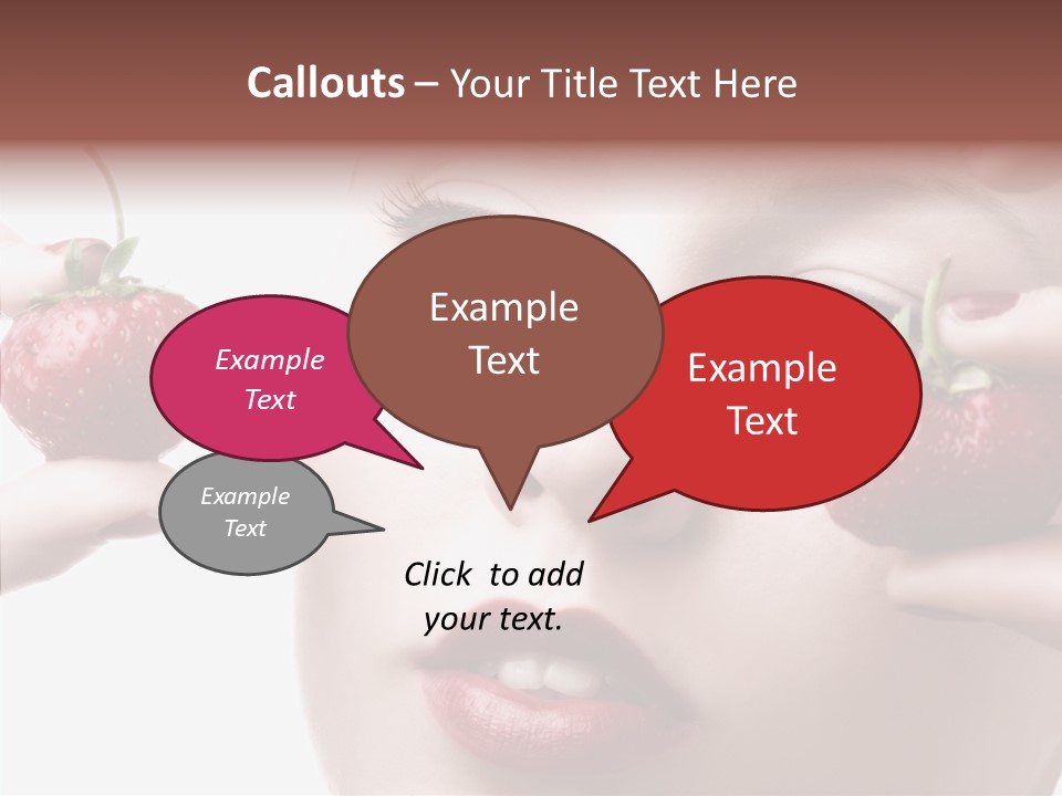 Blue Pretty People PowerPoint Template