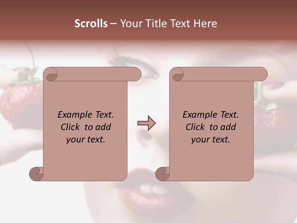 Blue Pretty People PowerPoint Template