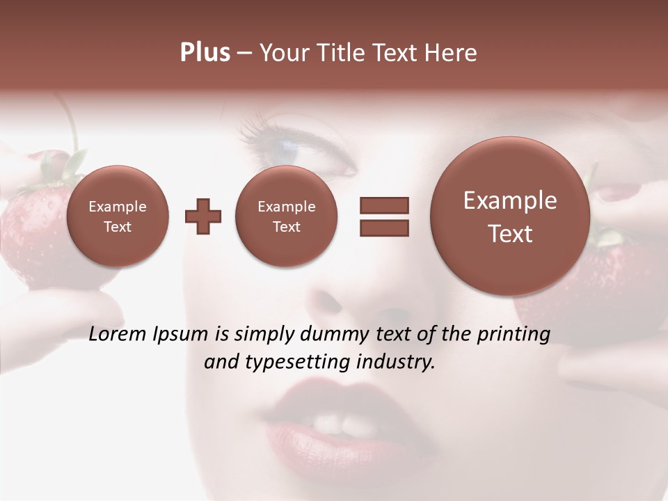 Blue Pretty People PowerPoint Template