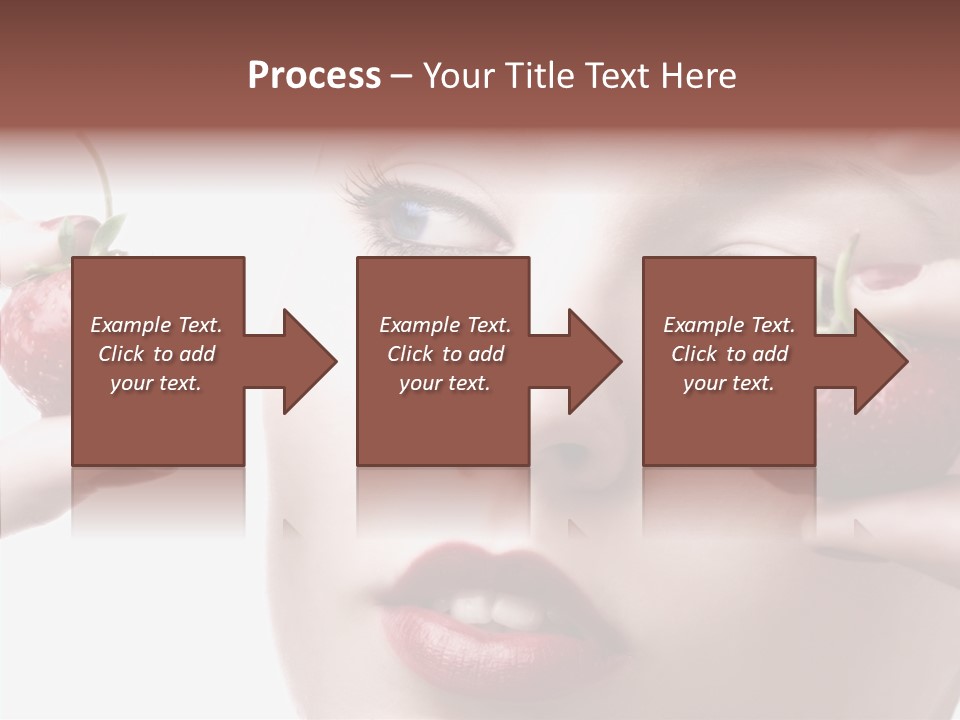 Blue Pretty People PowerPoint Template