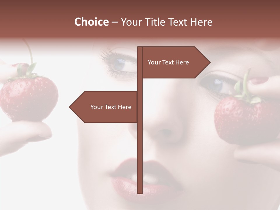 Blue Pretty People PowerPoint Template