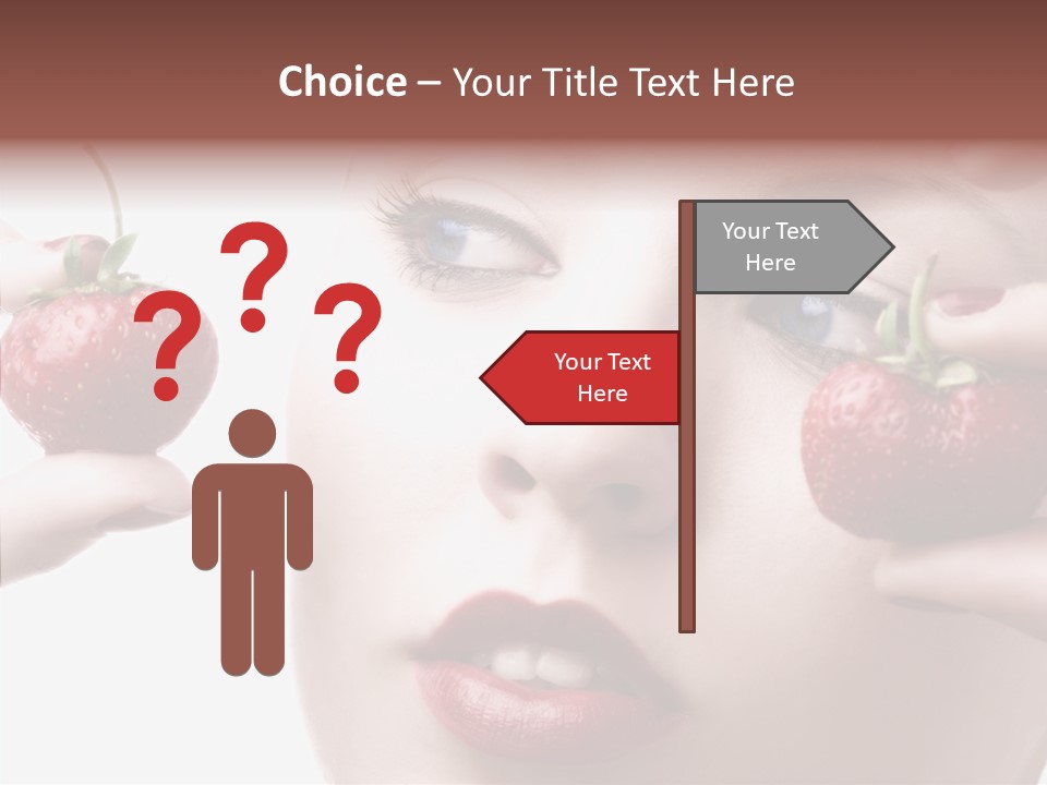 Blue Pretty People PowerPoint Template