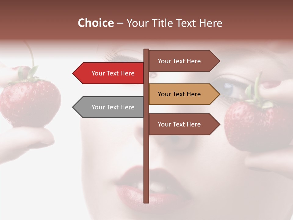 Blue Pretty People PowerPoint Template