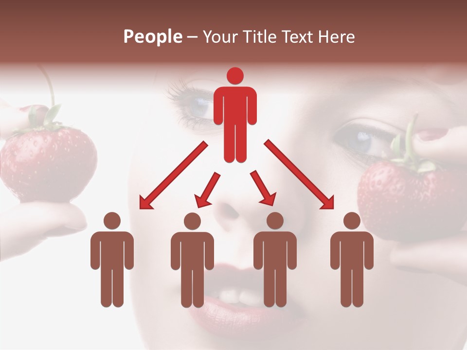 Blue Pretty People PowerPoint Template