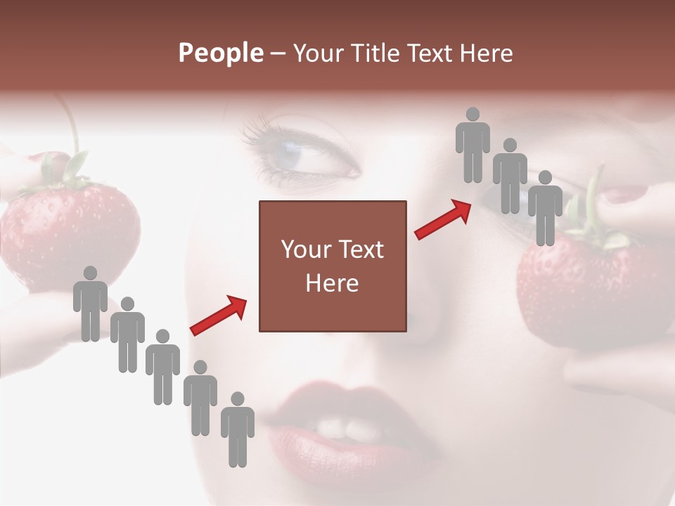 Blue Pretty People PowerPoint Template