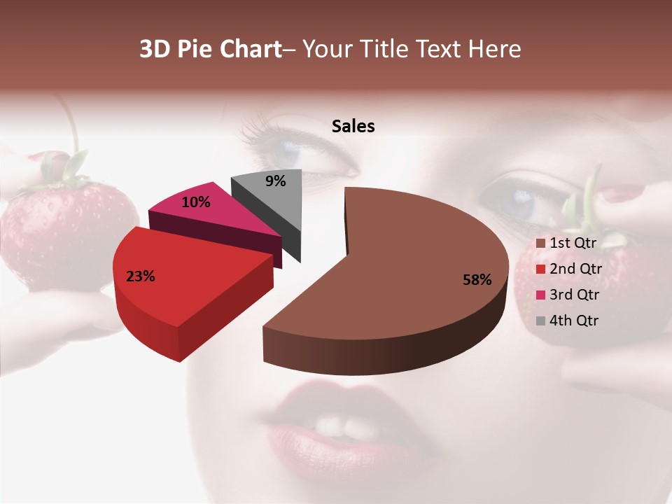 Blue Pretty People PowerPoint Template