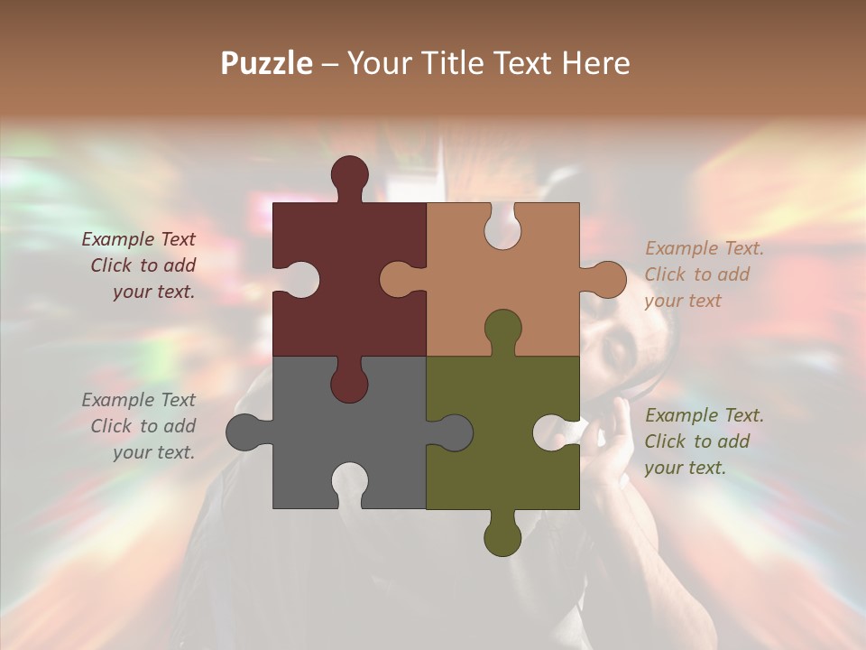 Listen Technology Light PowerPoint Template