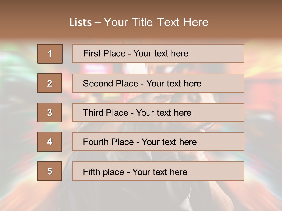 Listen Technology Light PowerPoint Template