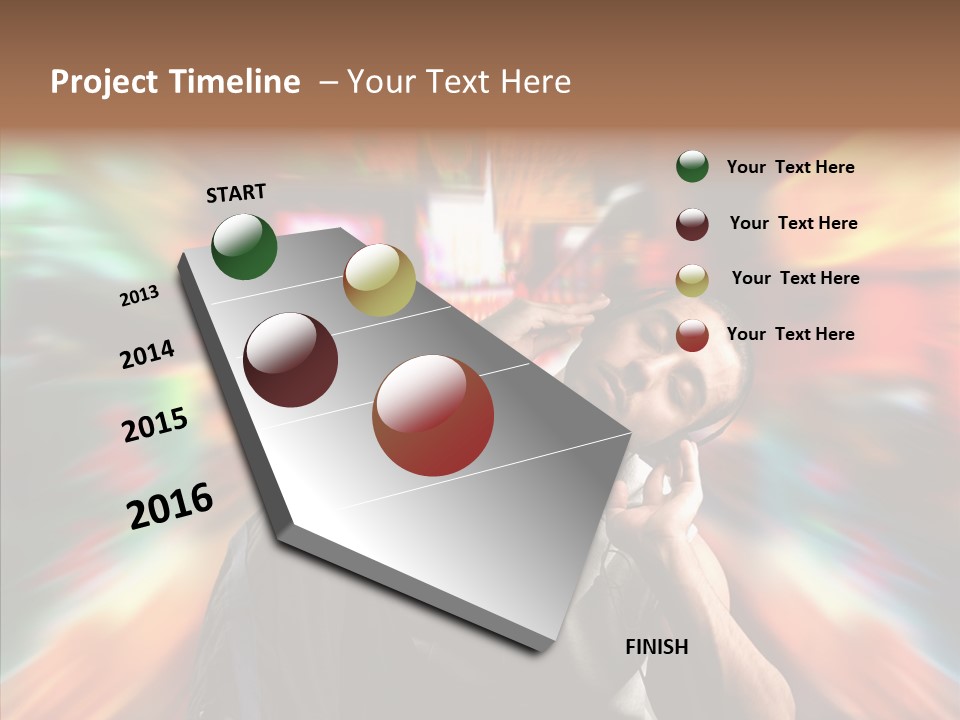 Listen Technology Light PowerPoint Template