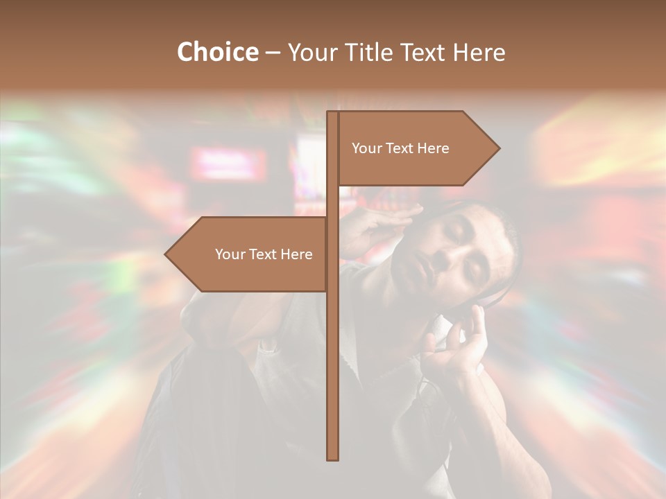 Listen Technology Light PowerPoint Template