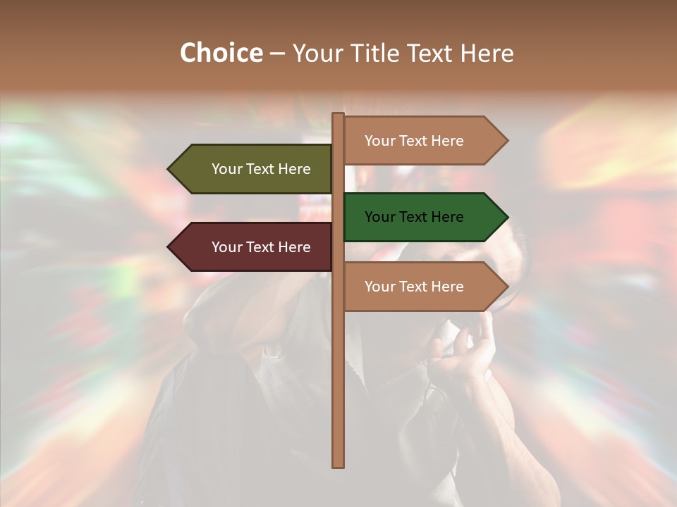 Listen Technology Light PowerPoint Template