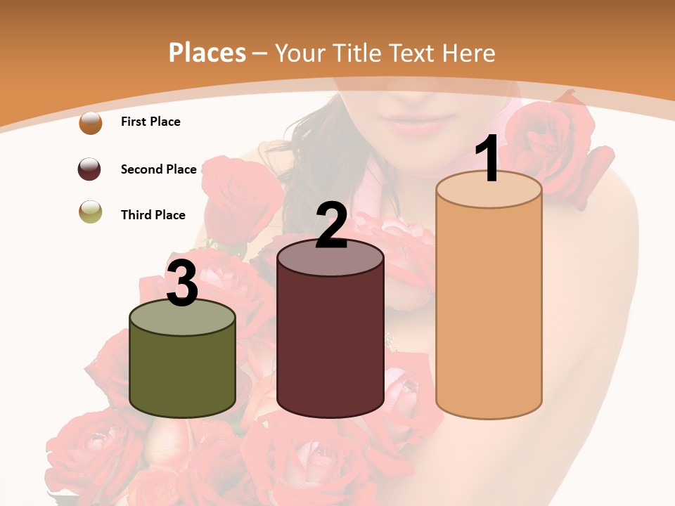 Person Smiling Pretty PowerPoint Template