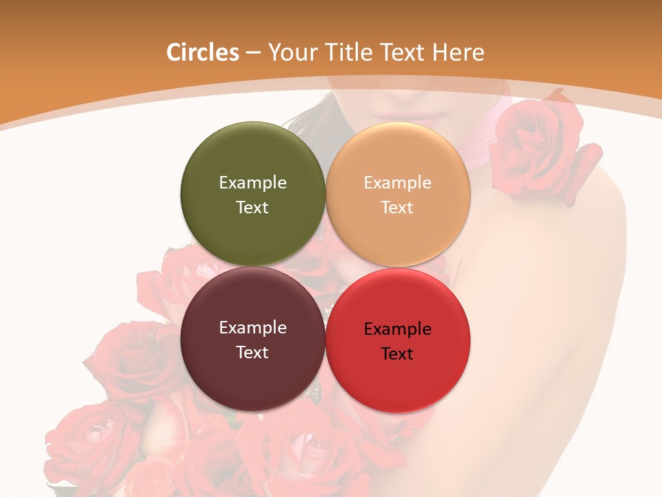 Person Smiling Pretty PowerPoint Template