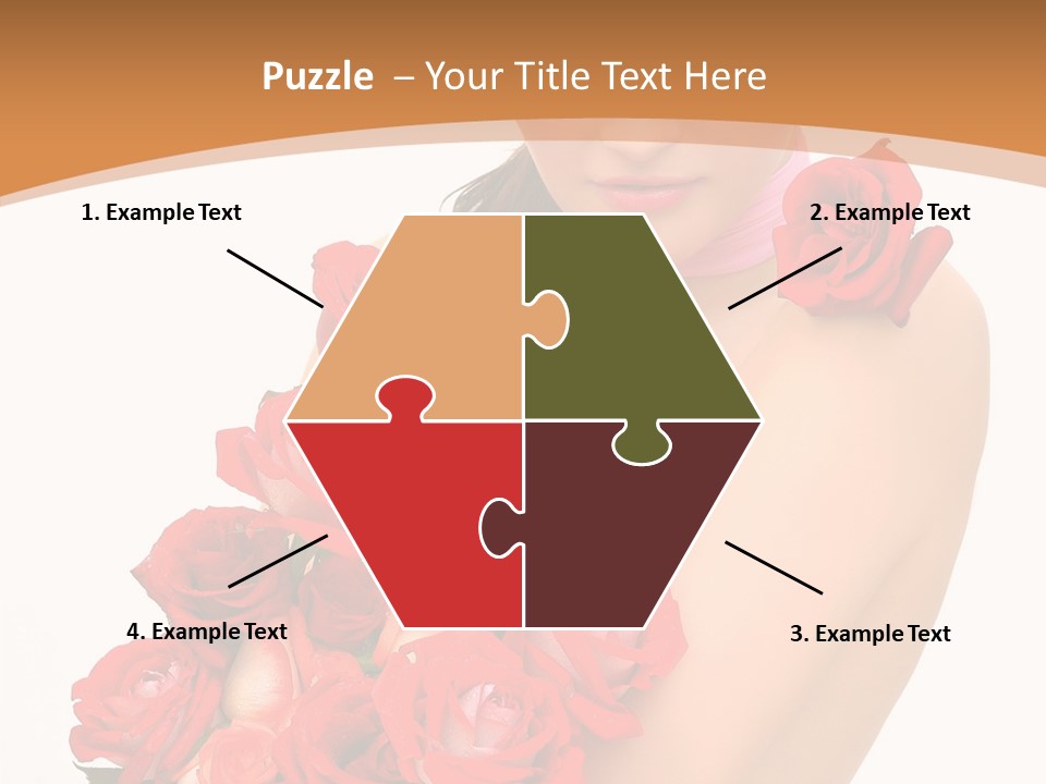 Person Smiling Pretty PowerPoint Template