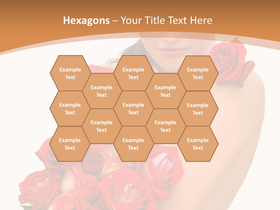 Person Smiling Pretty PowerPoint Template